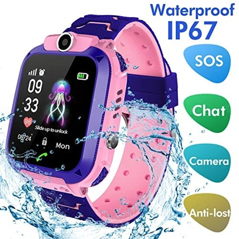 Smartwatch Watches Kids - Детские умные часы 2G, SOS-вызов, LBS,