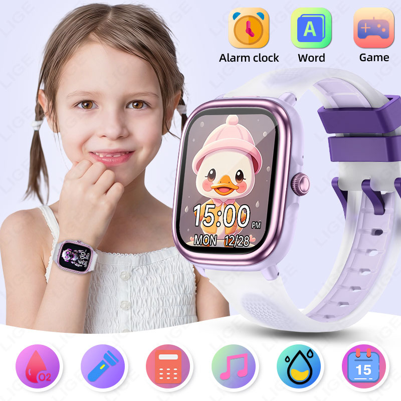 Kids Watches Not Smartwatch - Детские умные часы LIGE, 1,83 дюйма,