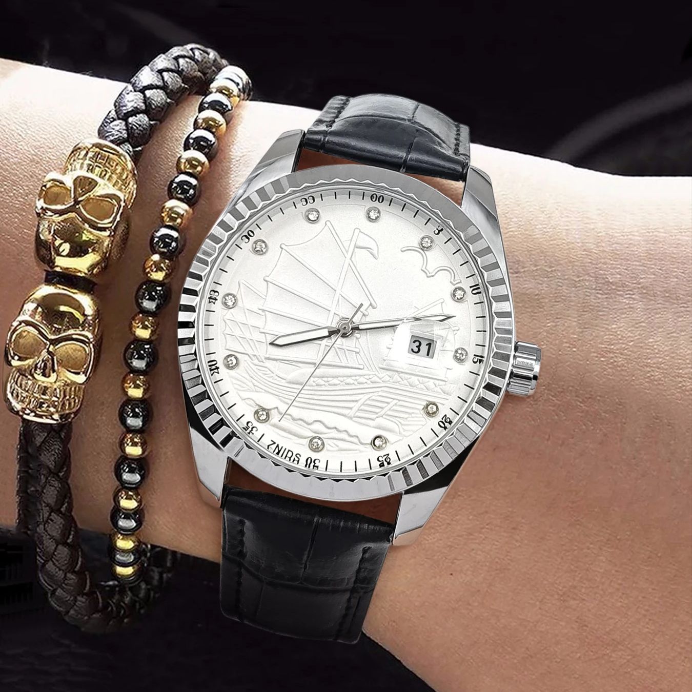 Smartwatch Watches Best Gift For Men - Европейский и американский стиль Парусник Серия