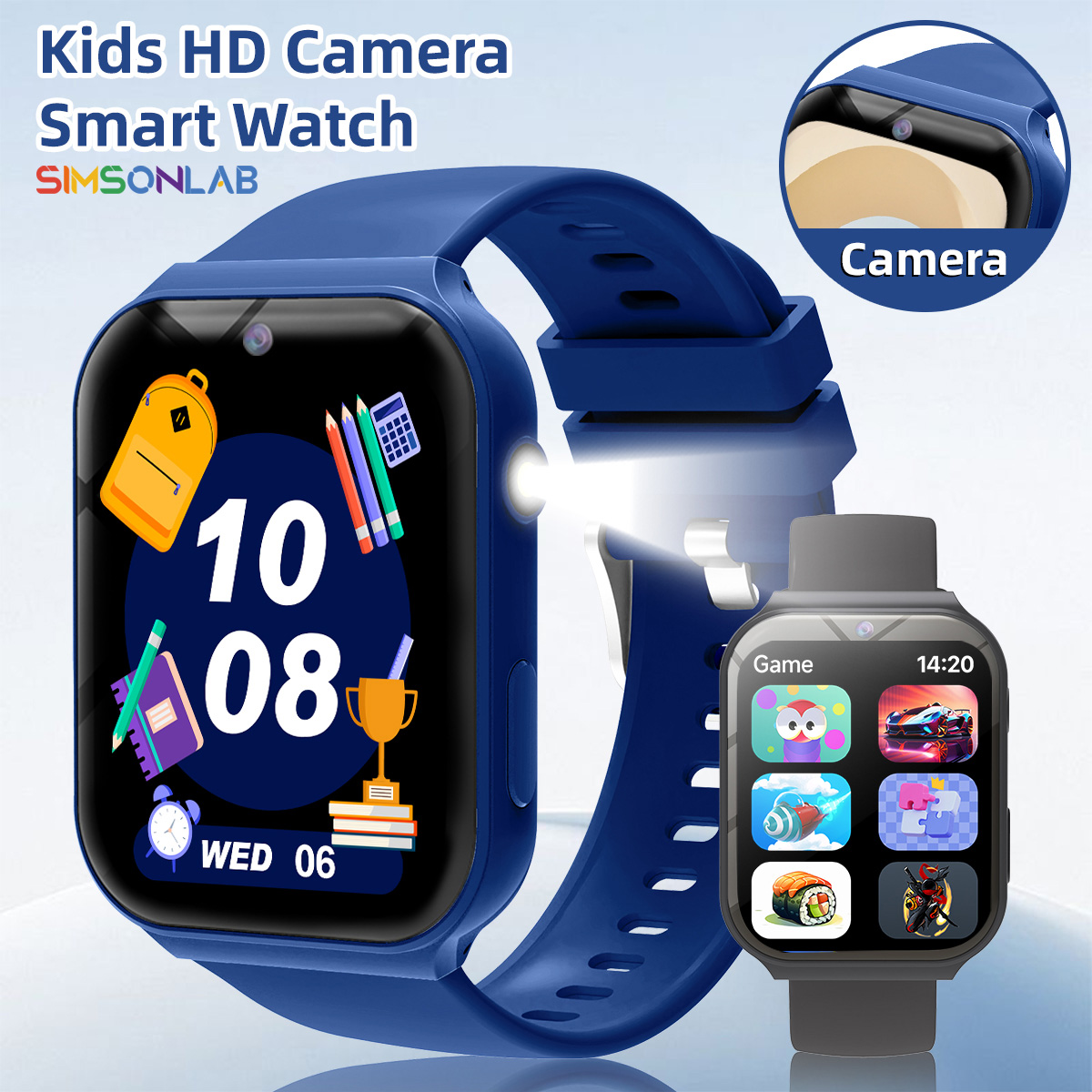 Smartwatch Watches For Boys - Умные часы 2026: Новинка! HD-камера, фонарик,
