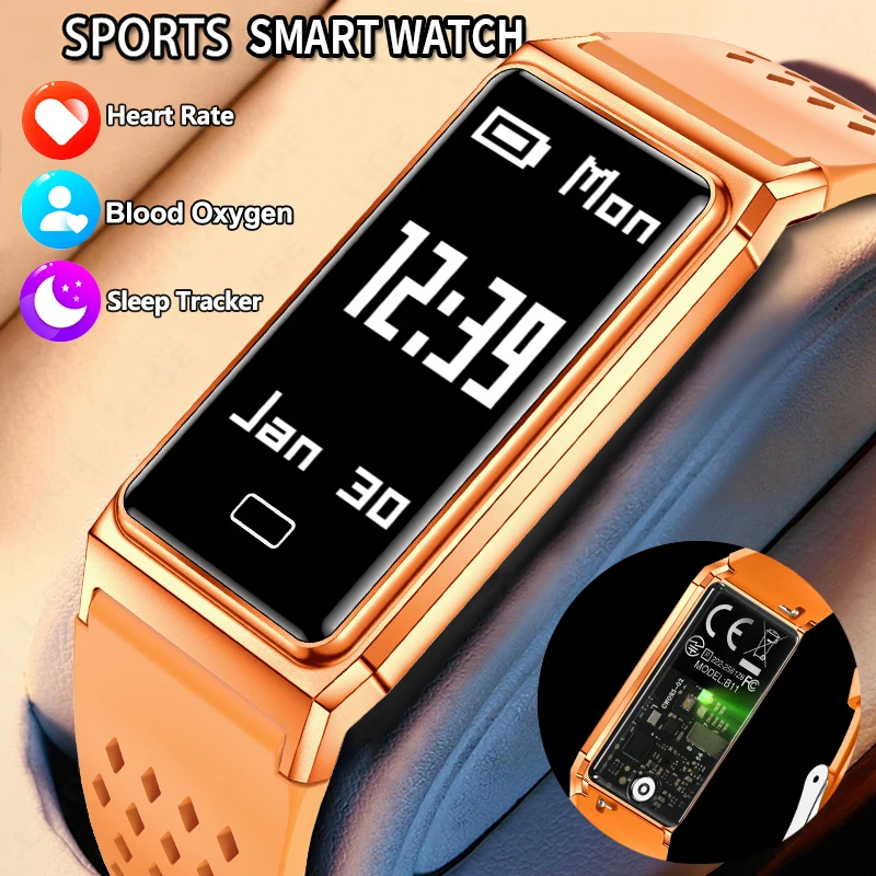 Smartwatch Slim Watches For Men - Смарт-браслет LIGE New Ultra-Slim для женщин