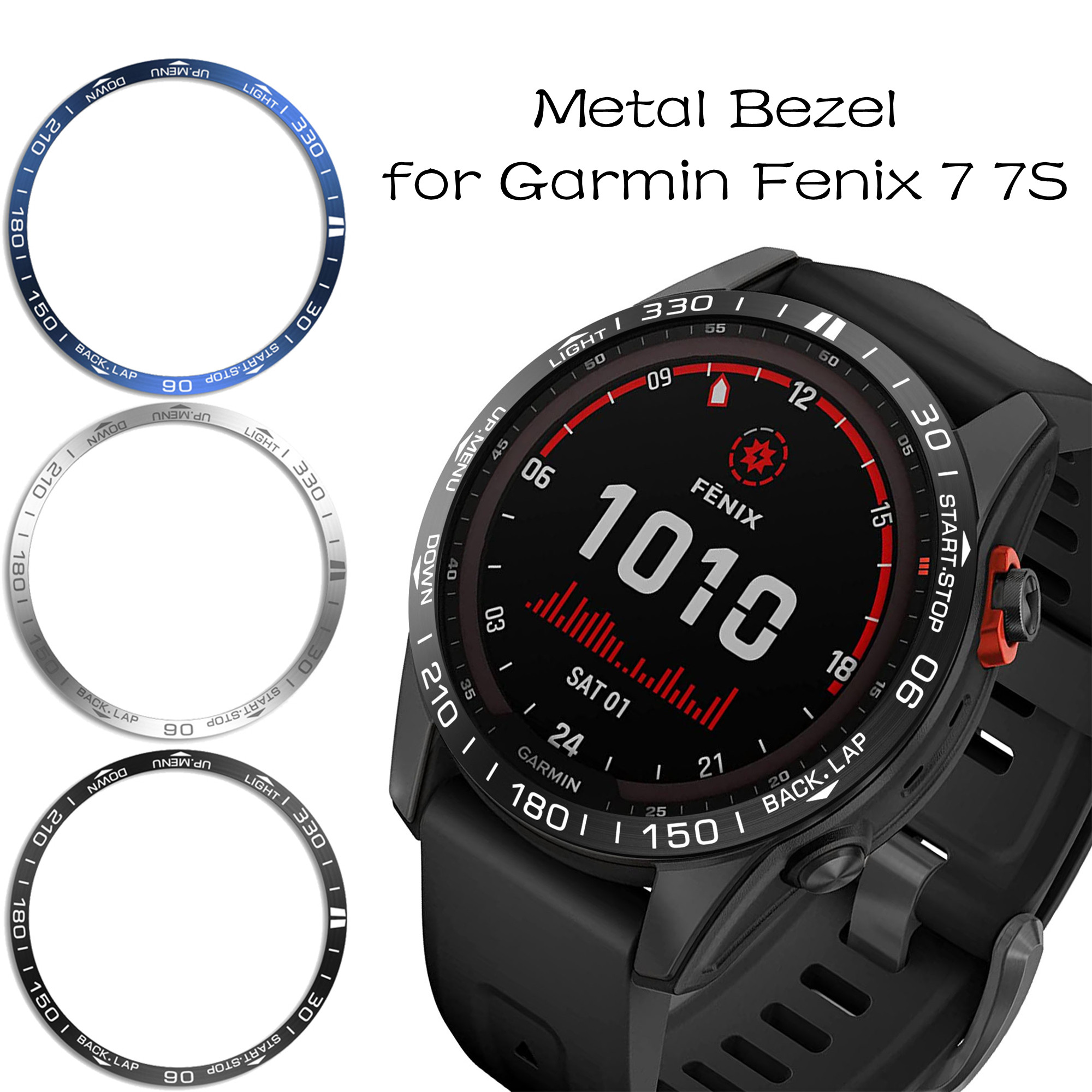 Smartwatch Ring Watches - Металлический стильный безель для Garmin Fenix