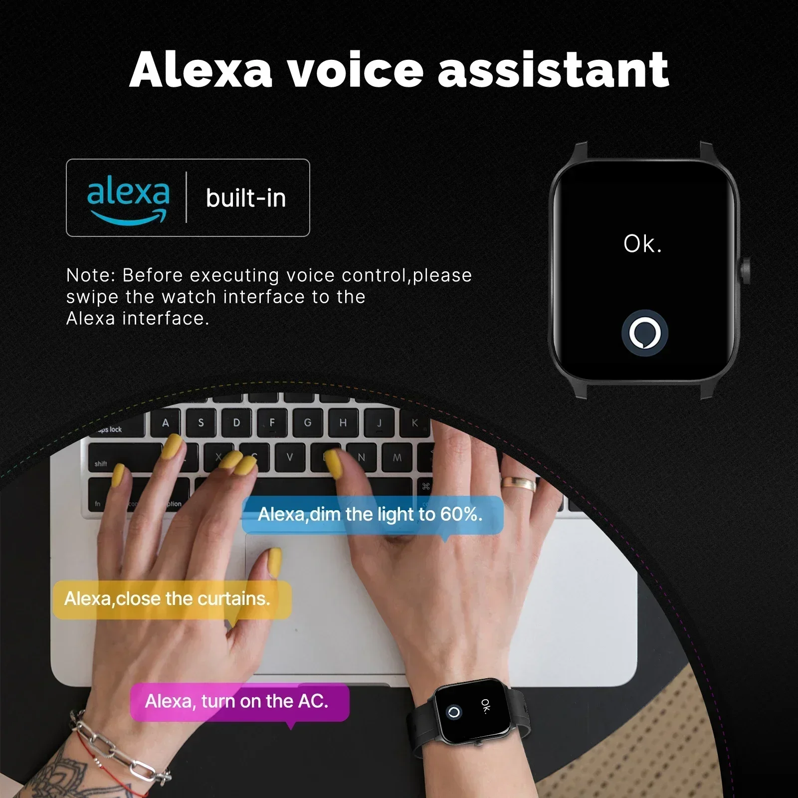Умные часы MOES Alexa, встроен – обзор и цена Watch Iwo