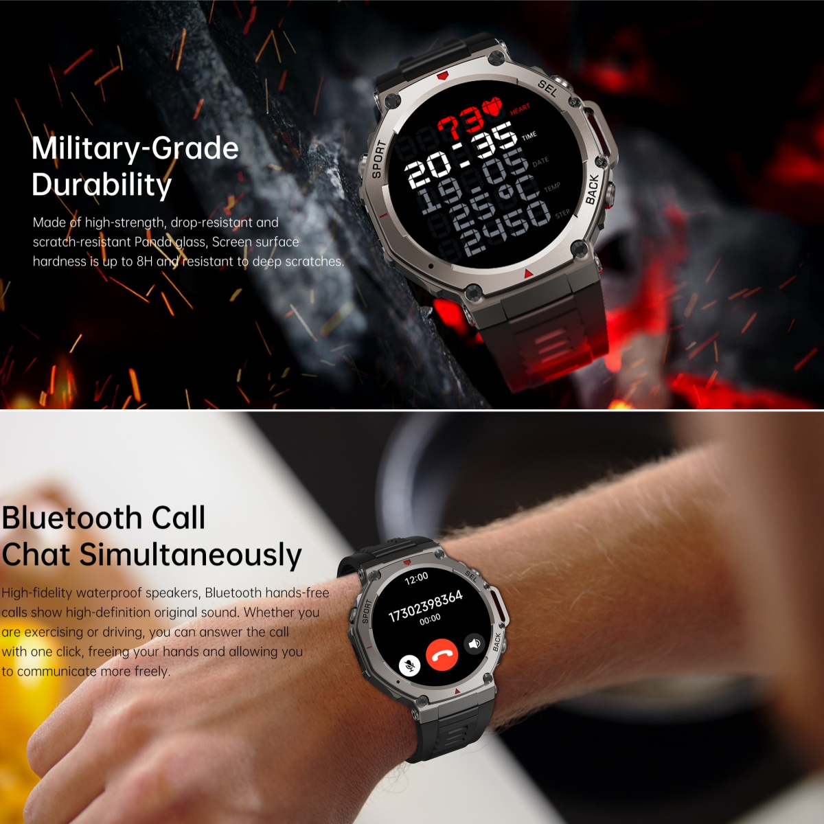 Новинка 2025 года, военные умн – обзор и цена Watch Vs Smartwatch
