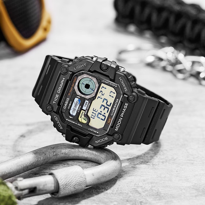 Цифровые часы Casio WS-1700H,  – обзор и цена Vintage Digital Watch