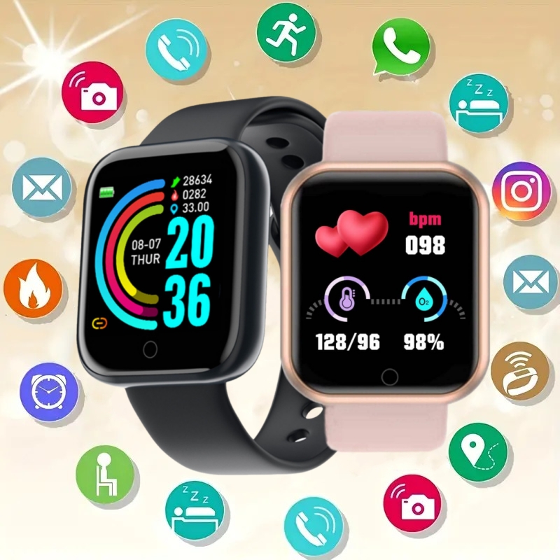 Смарт-часы Y68 D20 мужские, ум – обзор и цена Smartwatch Watches Kids
