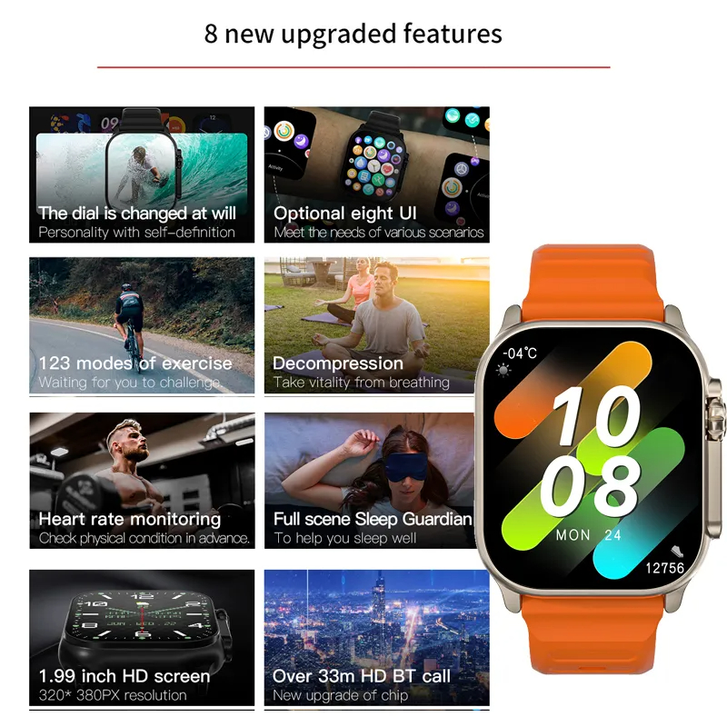 Оптовая продажа умных часов T9 – обзор и цена Watch Iwo