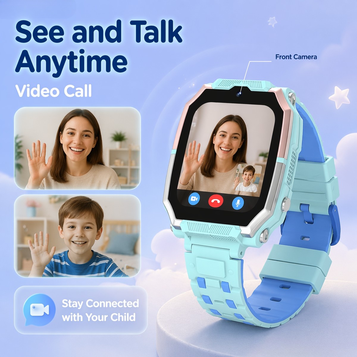 Умные часы SHXI H15 4G для дет – обзор и цена Kids Watches Not Smartwatch