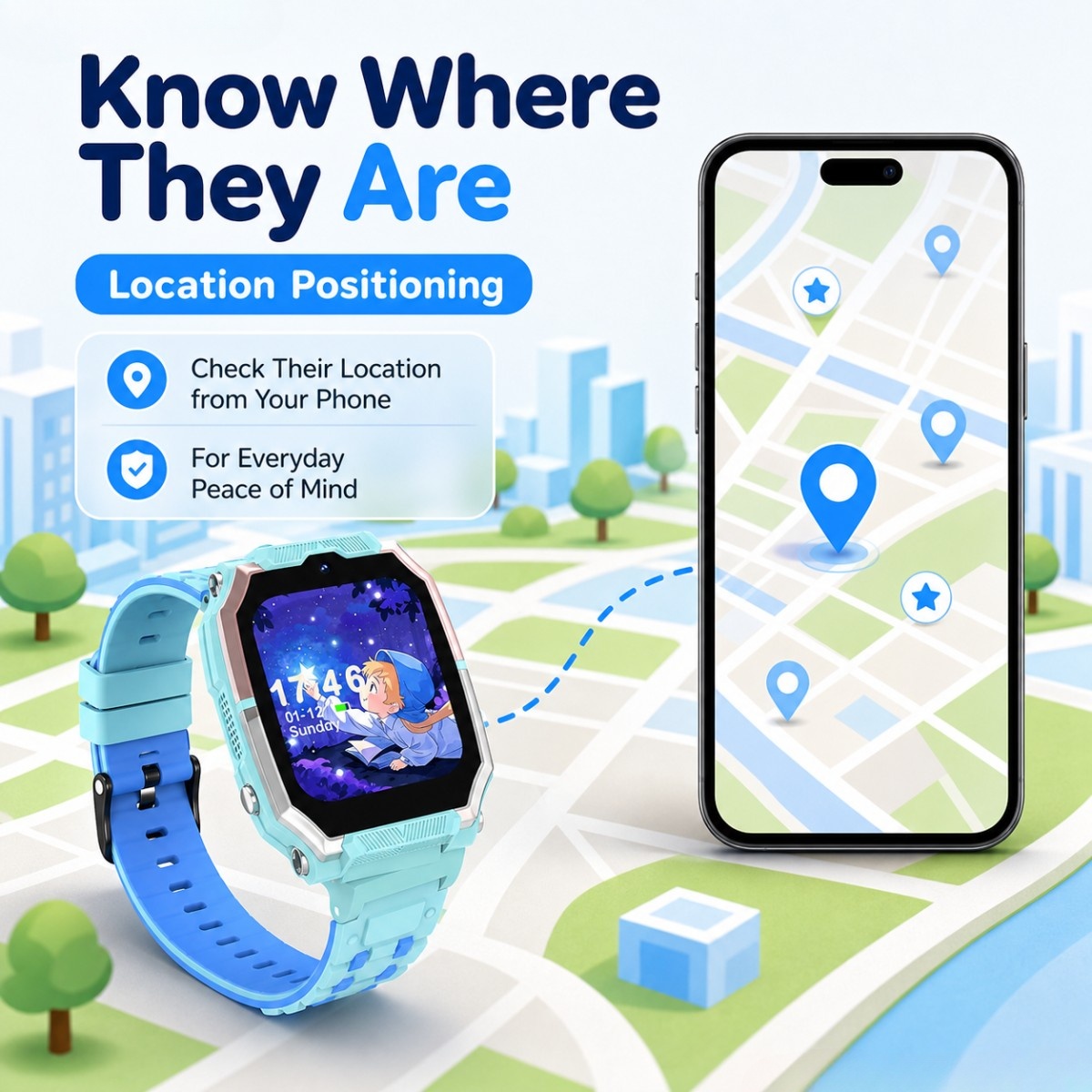 Умные часы SHXI H15 4G для дет – обзор и цена Kids Watches Not Smartwatch