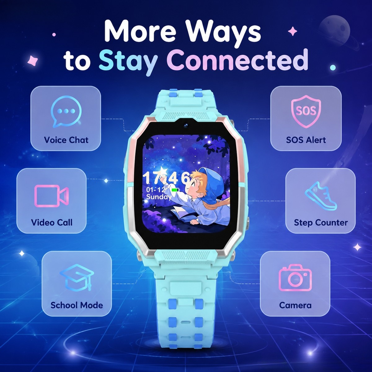 Умные часы SHXI H15 4G для дет – обзор и цена Kids Watches Not Smartwatch