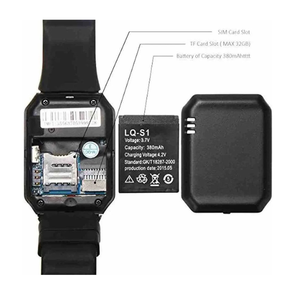 Сменные батареи 3.7V 380mAh дл – обзор и цена Watch V8