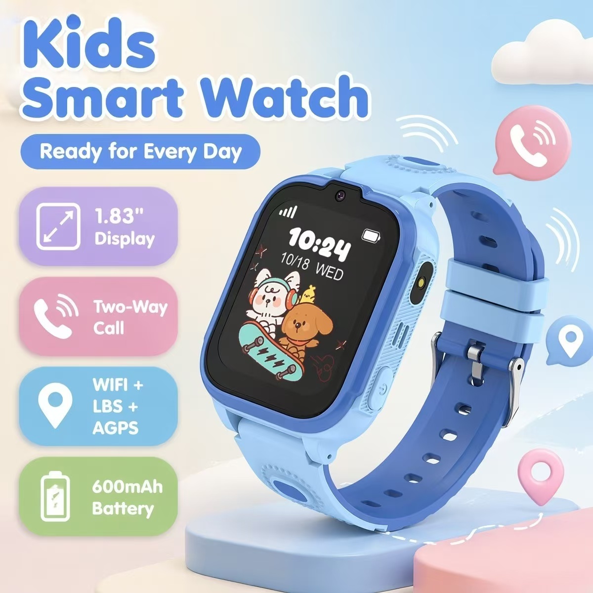 Детские умные часы DH28 с экра – обзор и цена Kids Watches Not Smartwatch