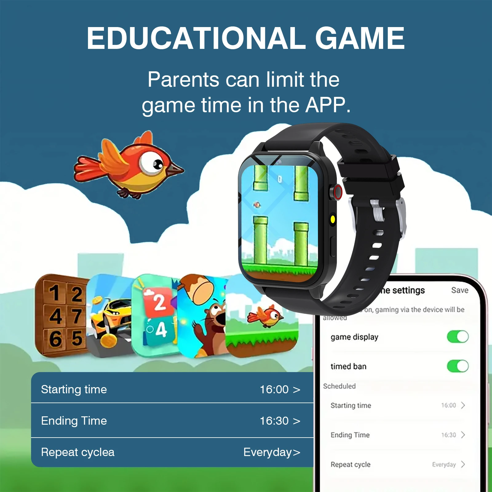 Детские умные часы 18, игровая – обзор и цена Smartwatch Watches Kids