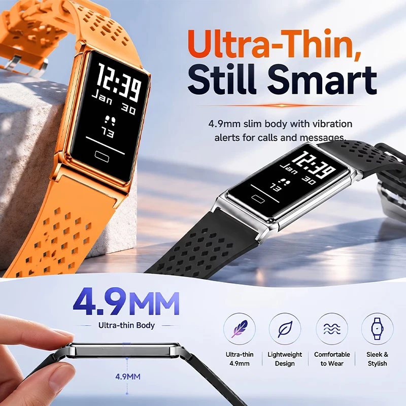Смарт-браслет LIGE New Ultra-S – обзор и цена Smartwatch Slim Watches For Men