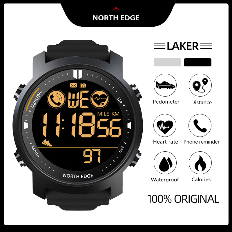 Мужские умные часы NORTH EDGE, – обзор и цена Watch Iwo