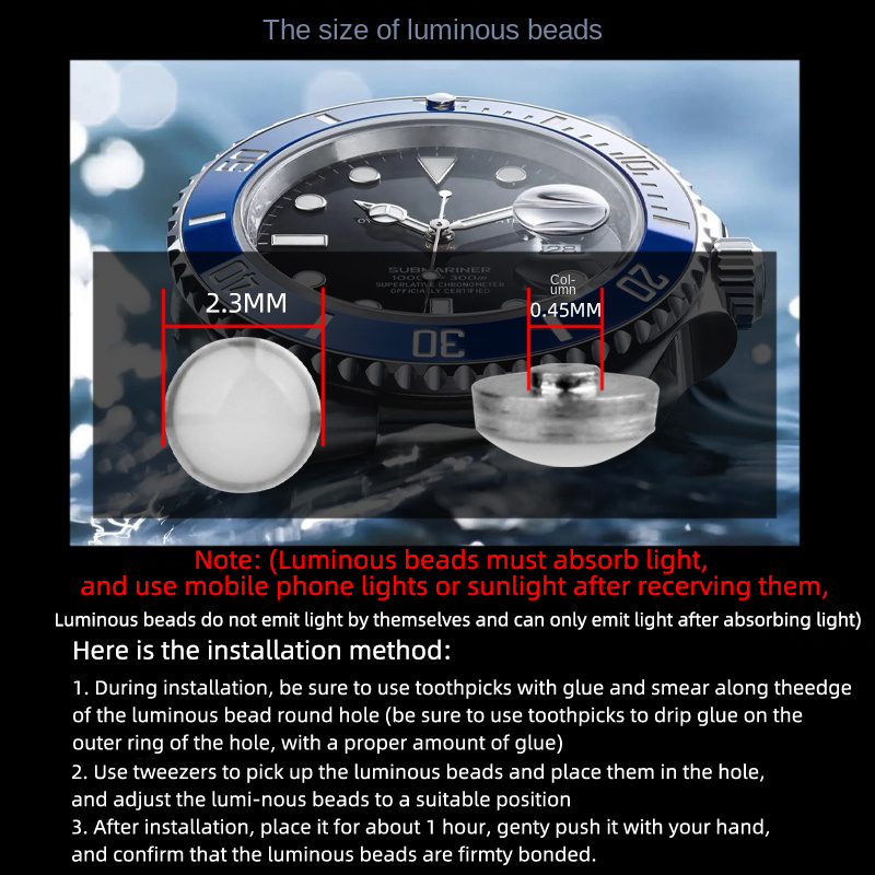 Светящаяся бусина для Rolex Su – обзор и цена Rolex Watch Submariner